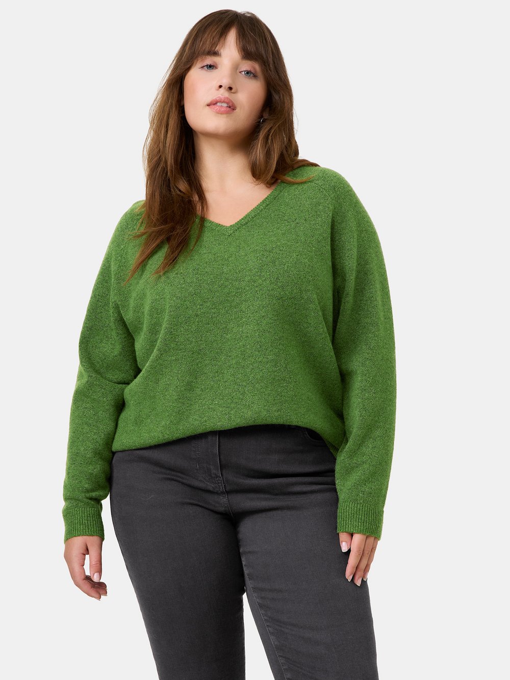 Samoon Pullover Damen grün, 44