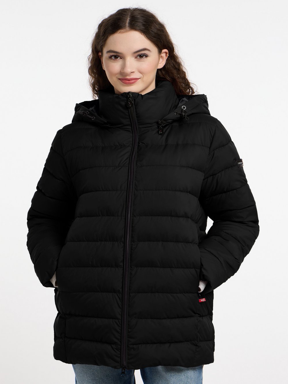 Frieda & Freddies Winterjacke Damen schwarz, 34