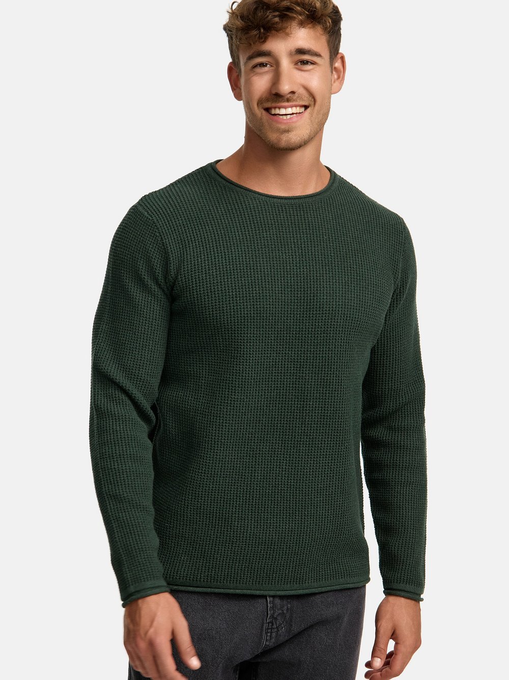 Indicode Strickpullover Herren Sweat grün, XXL