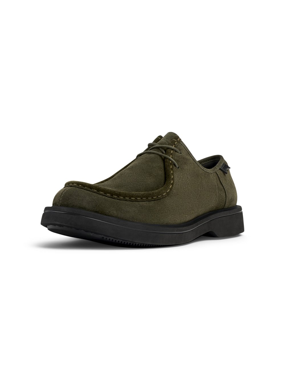Camper Schnürschuhe Herren Leder grün, 39
