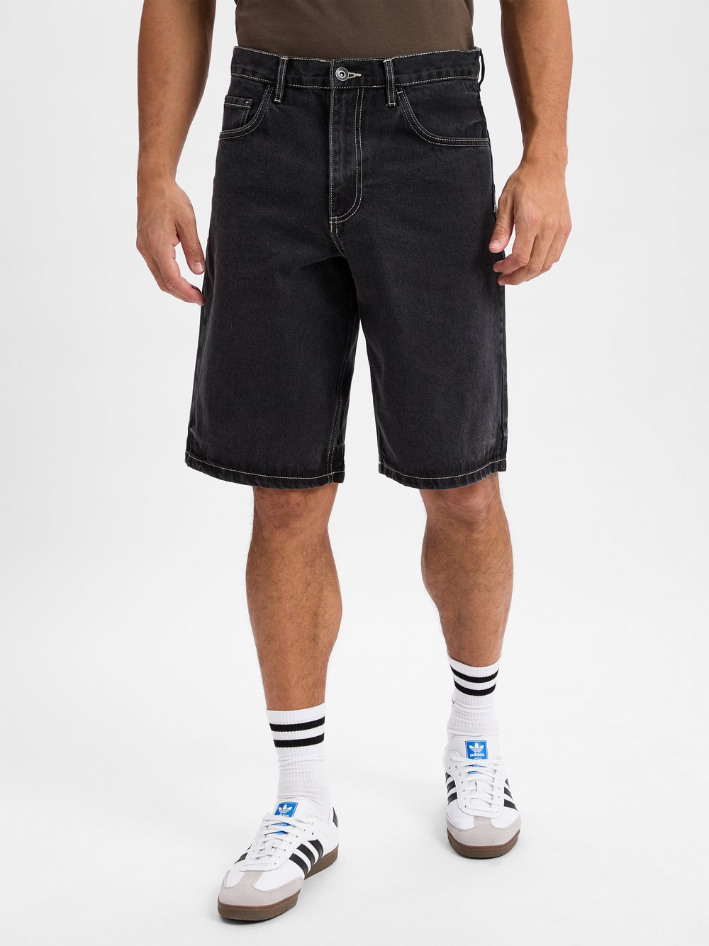 Redefined Rebel Shorts Herren Baumwolle grau, M