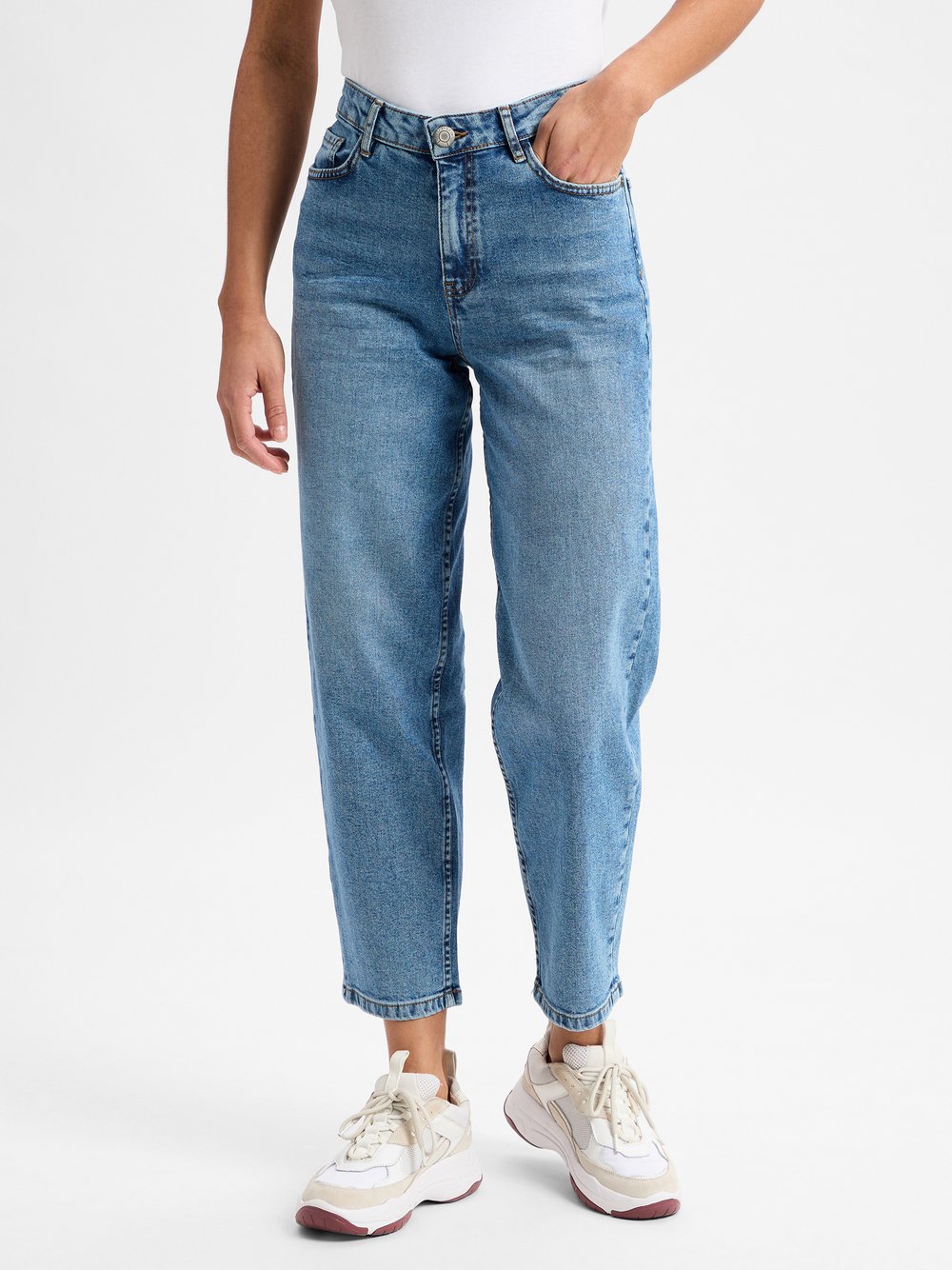 Opus Mom Jeans Damen Baumwolle blau, 38-28