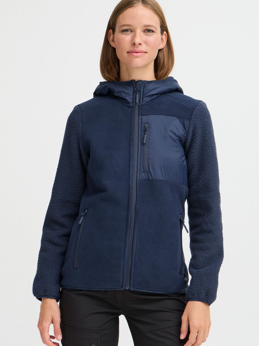 North Bend Fleecejacke Damen blau, 38