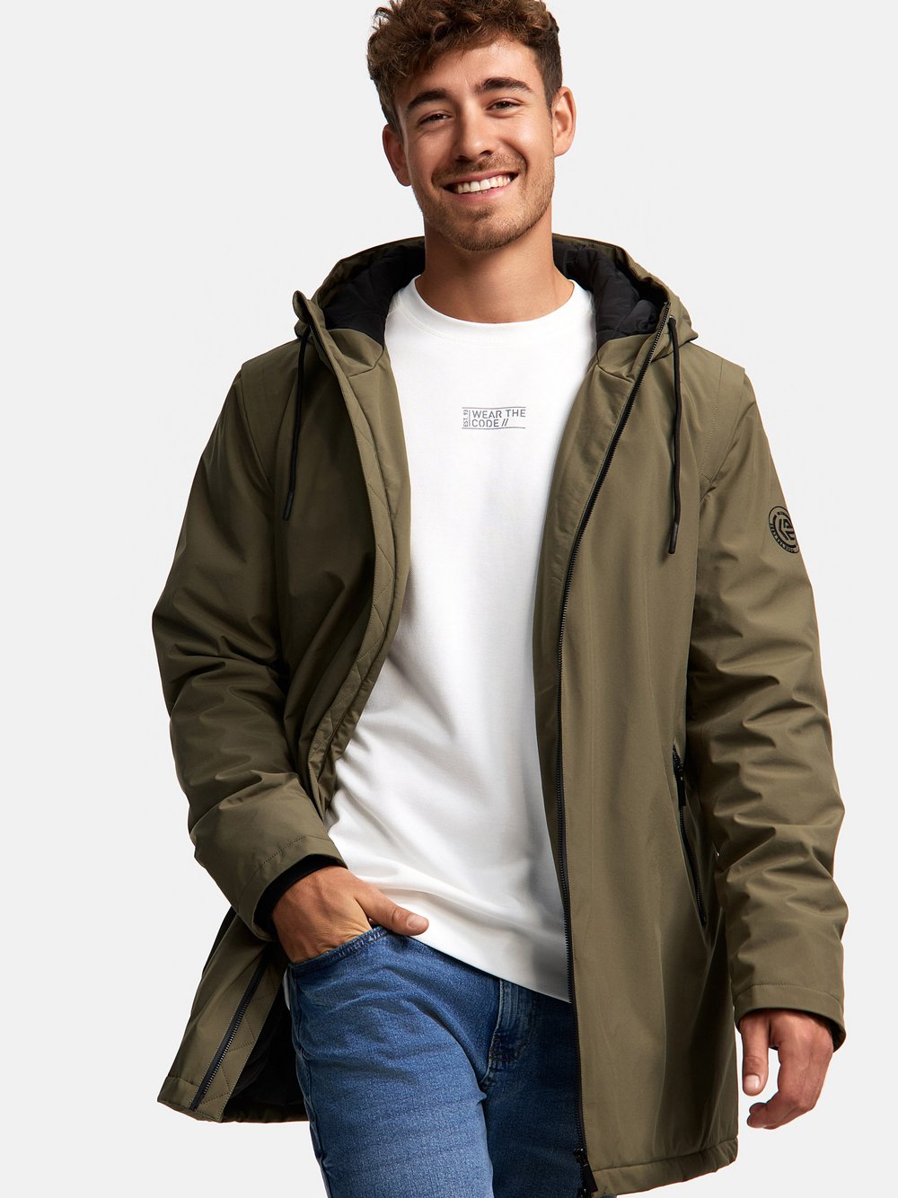 Indicode Parka Herren grün, XL