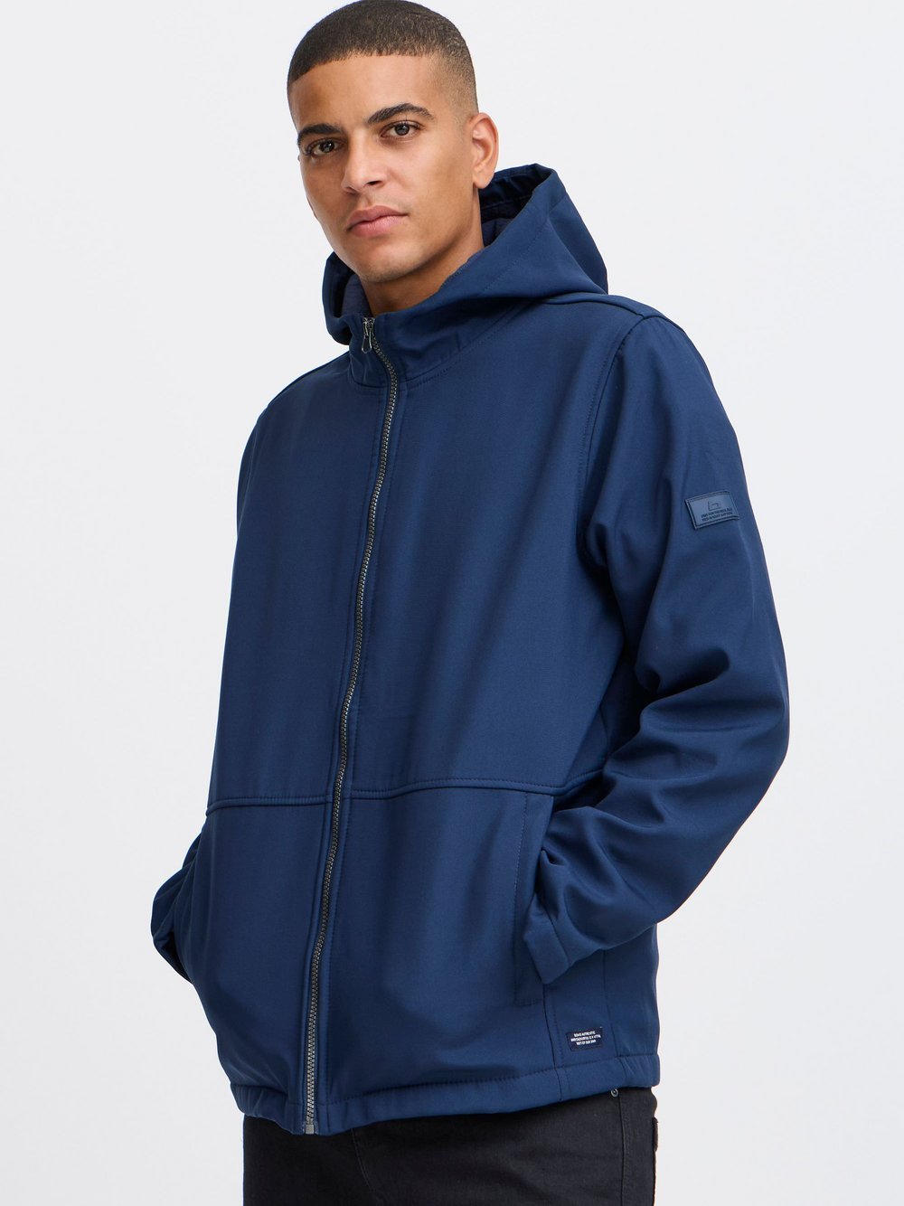 BLEND Jacke Herren blau, L