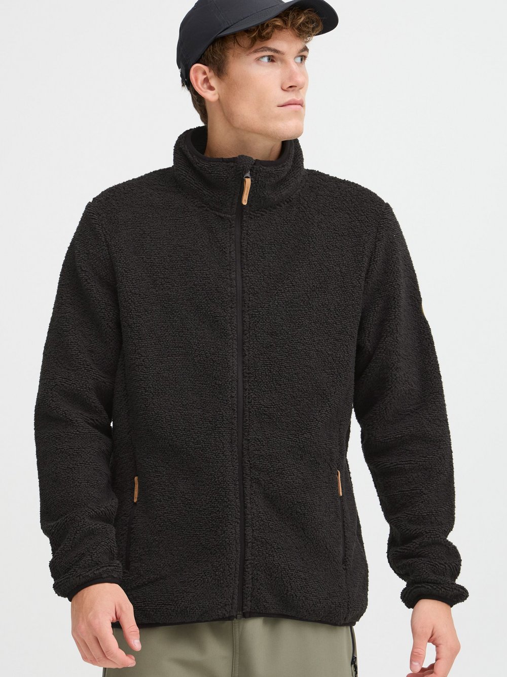 North Bend Fleecejacke Herren braun, L