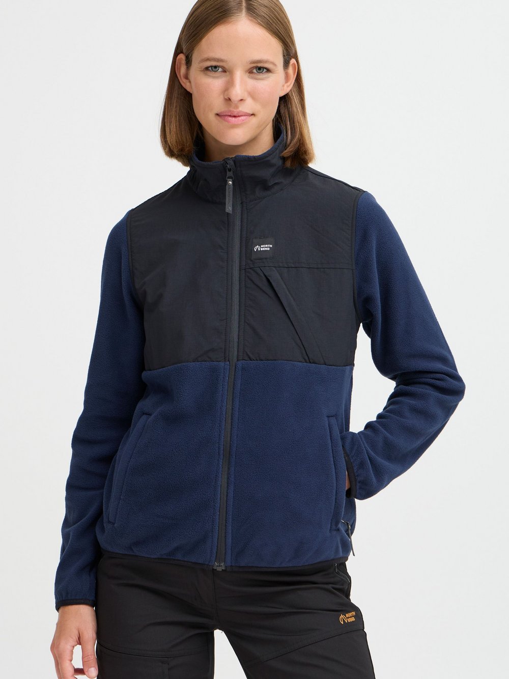 North Bend Fleecejacke Damen blau, 44