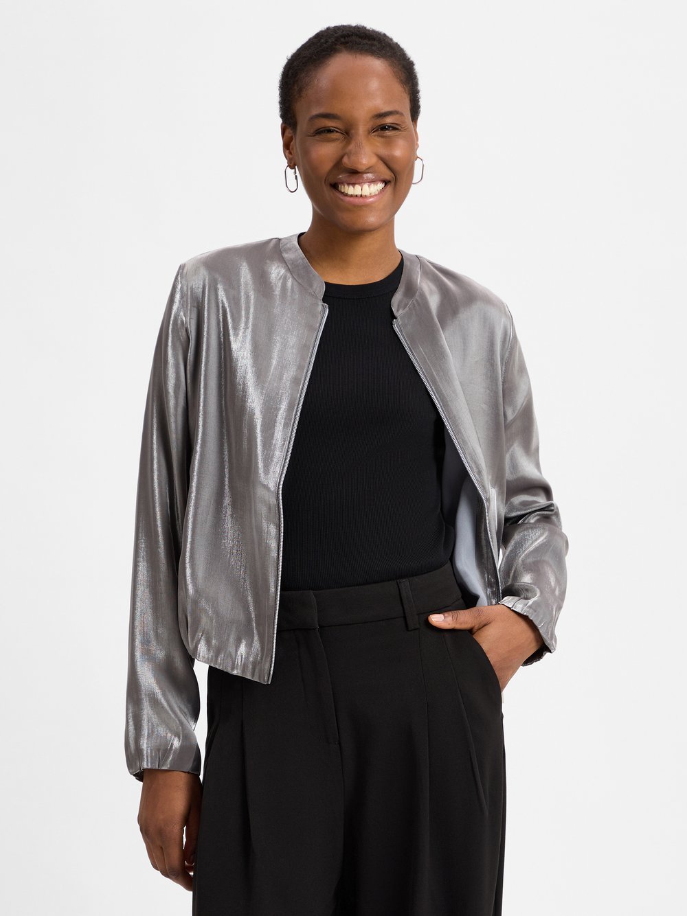 Cartoon Blouson Damen silber, 40