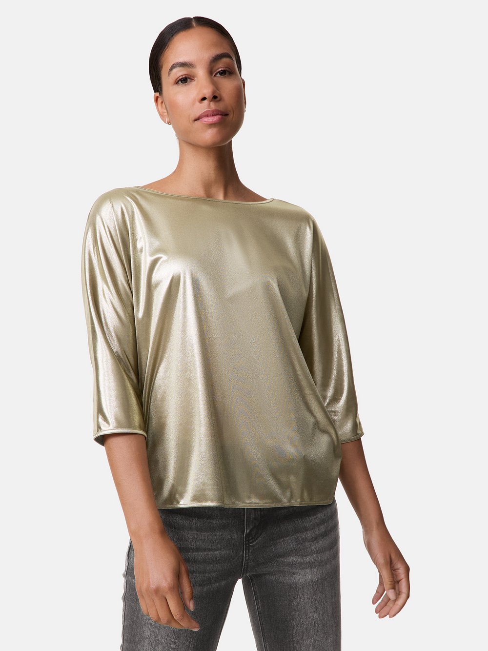 Taifun 3/4 Arm Shirt Damen Viskose grün, 44