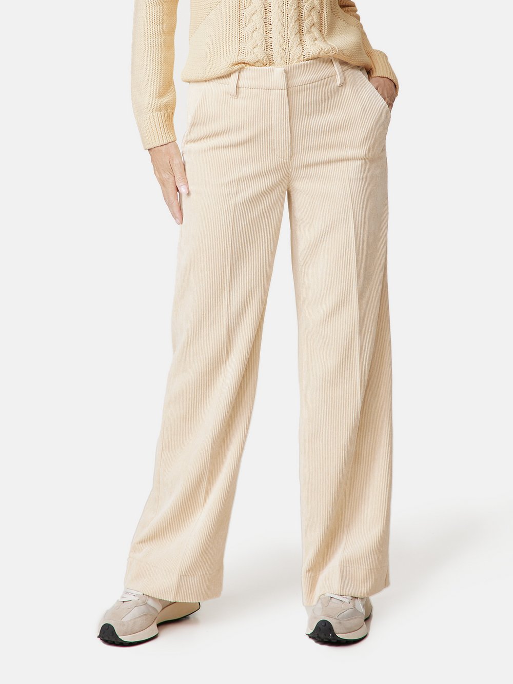 Gerry Weber Weite Hose Damen beige, 40