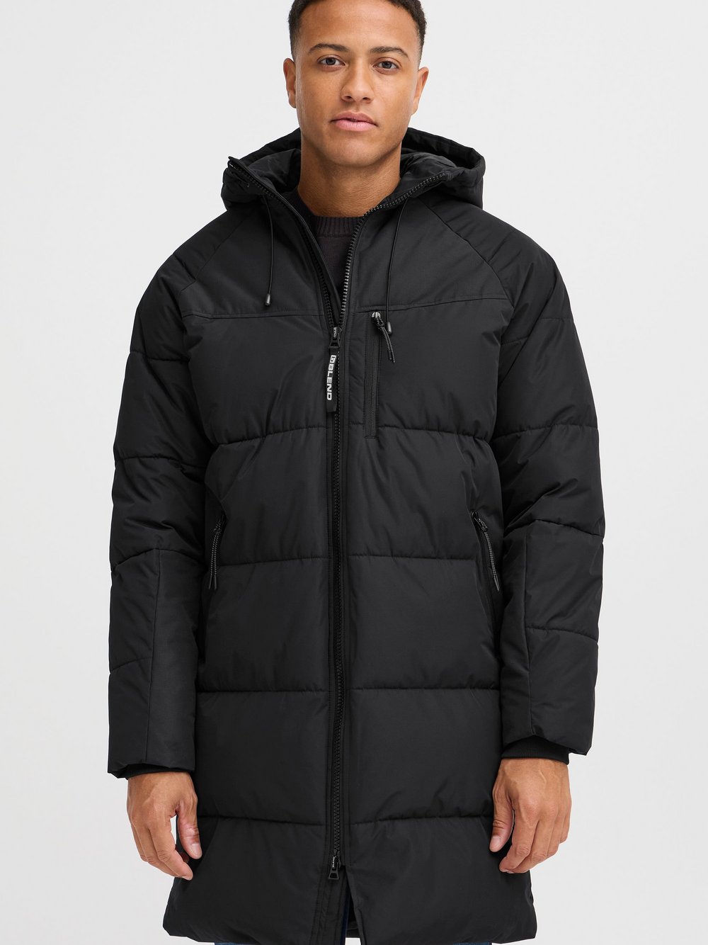 BLEND Parka Herren schwarz, L