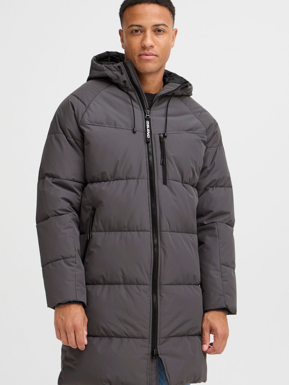 BLEND Parka Herren grau, L