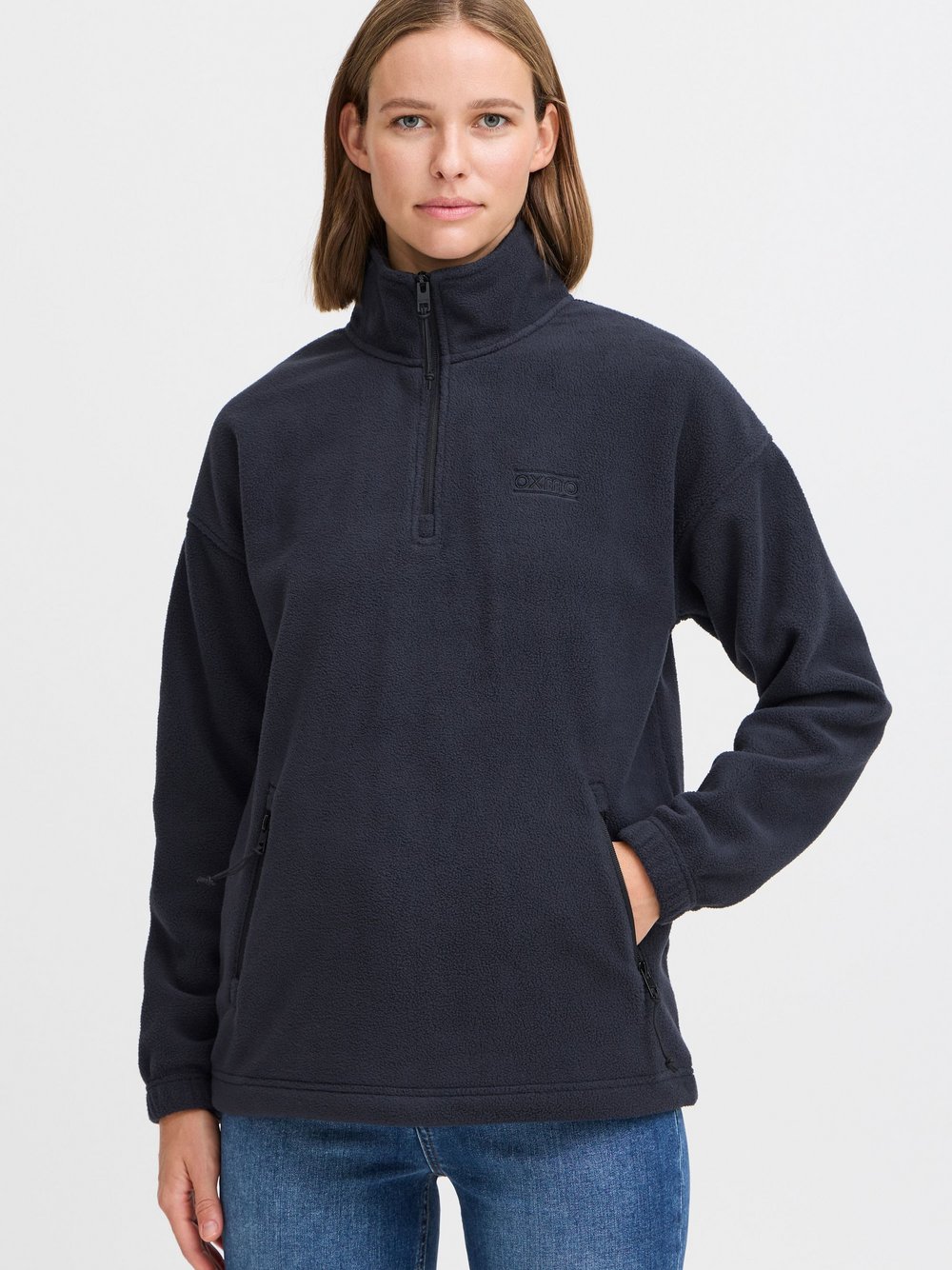 OXMO Sweatshirt Damen blau, XXL