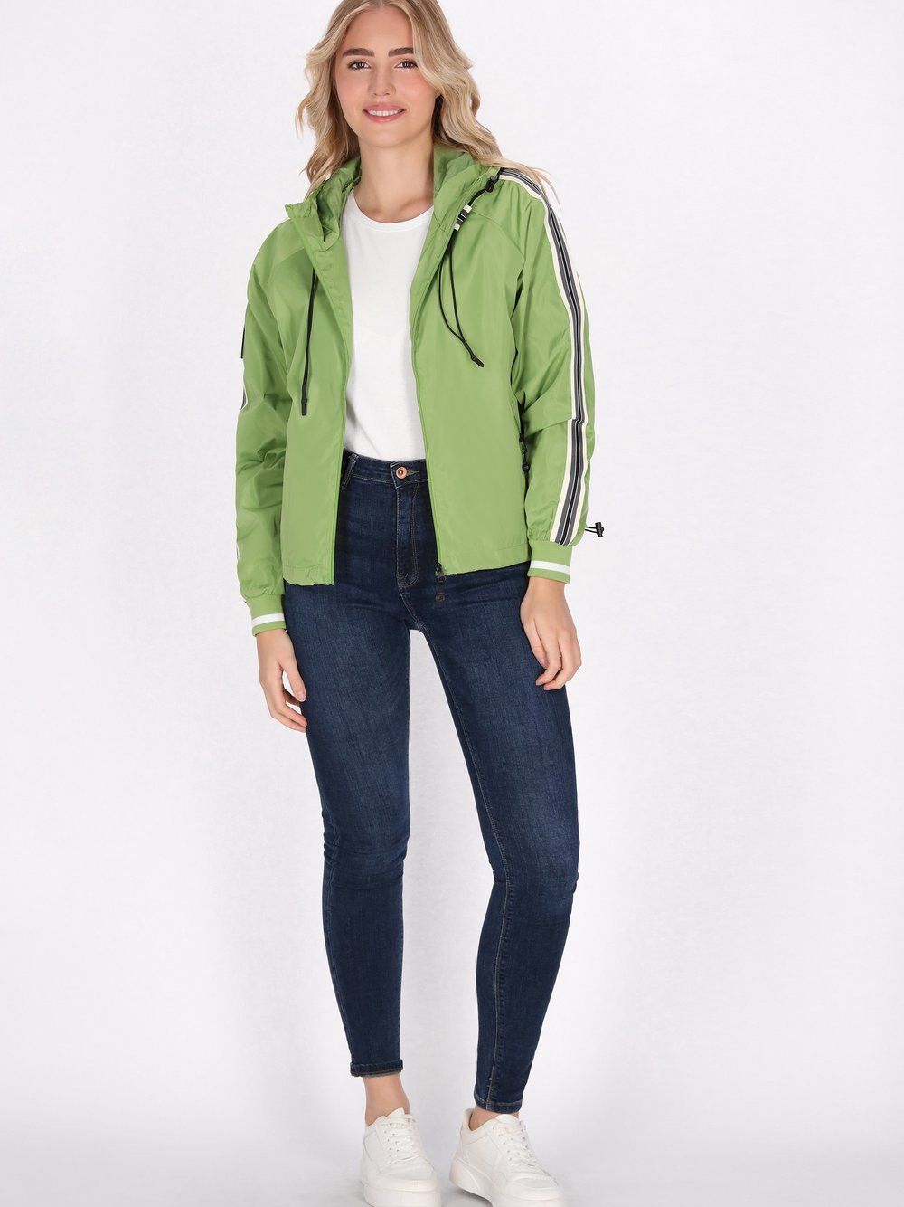 Schmuddelwedda Blouson Damen grün, L