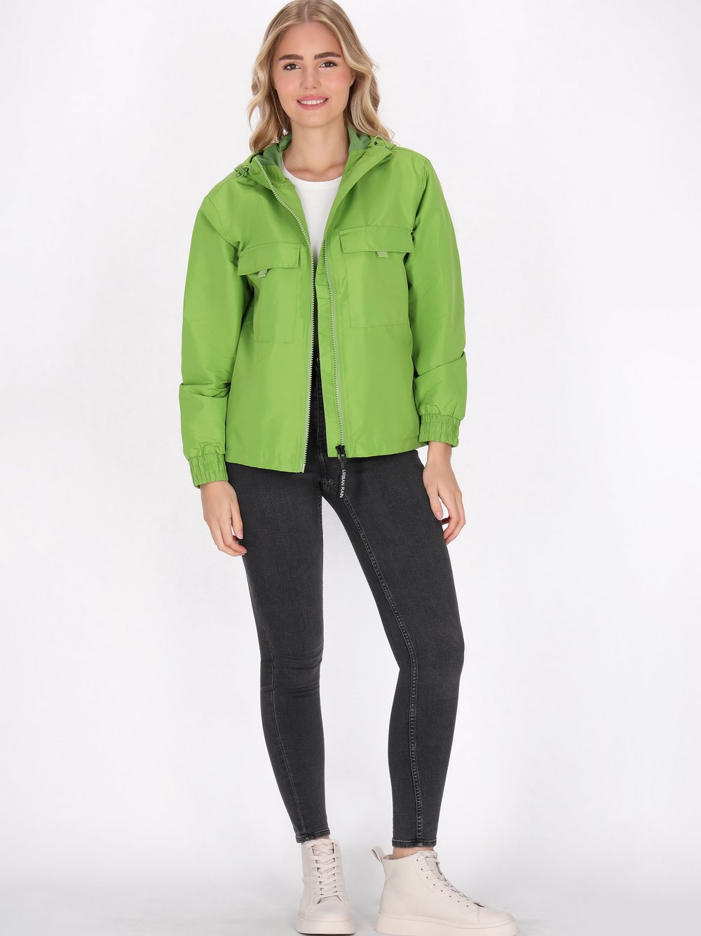 Schmuddelwedda Anorak Damen grün, M