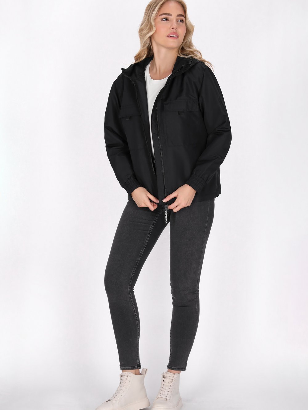 Schmuddelwedda Anorak Damen schwarz, XXL