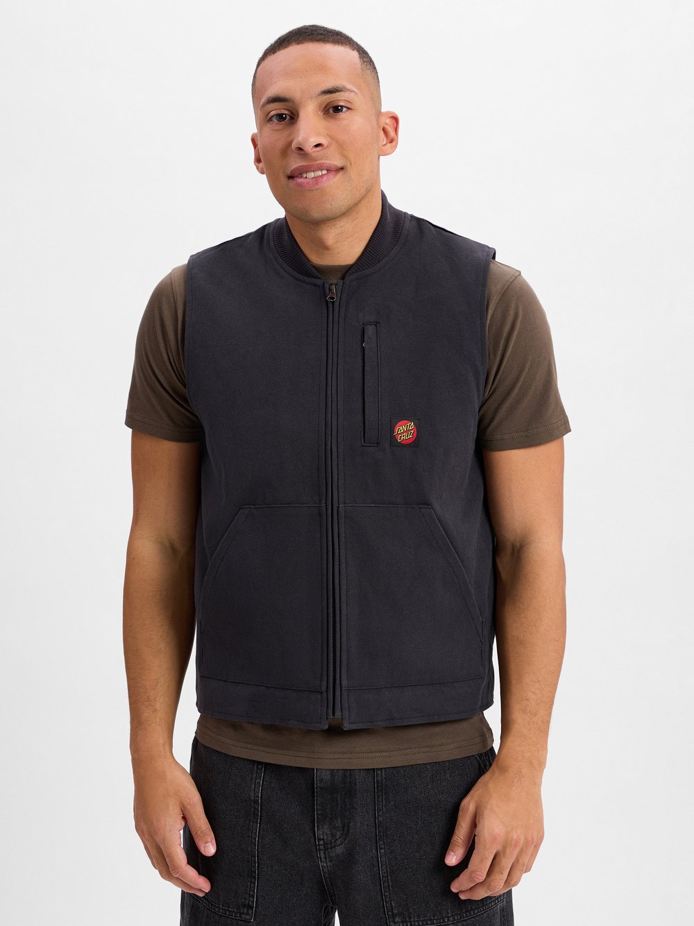 Santa Cruz Weste Herren Baumwolle mehrfarbig, L