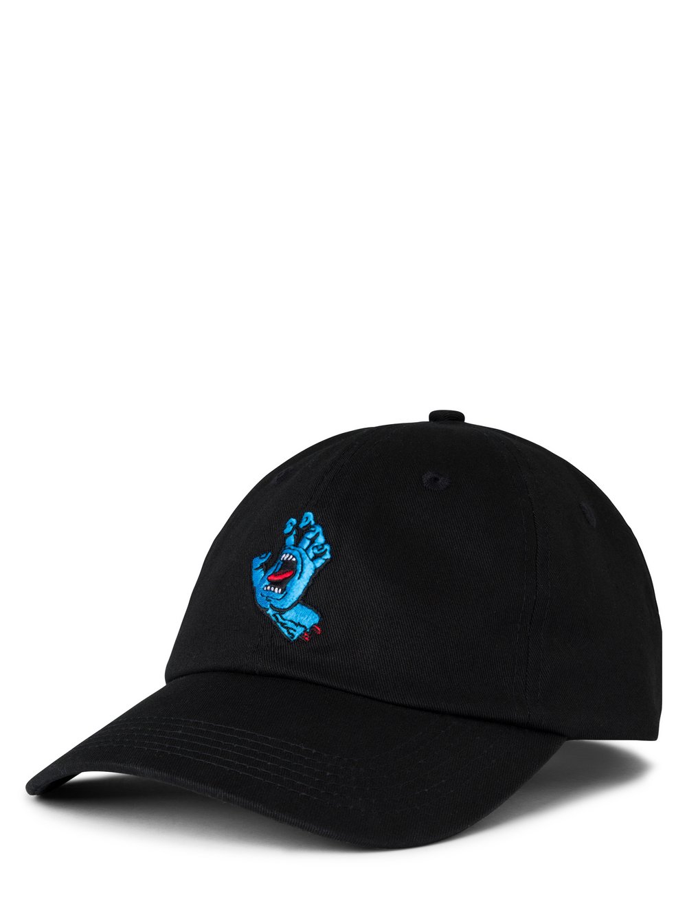 Santa Cruz Cap Herren Baumwolle schwarz, ONE SIZE