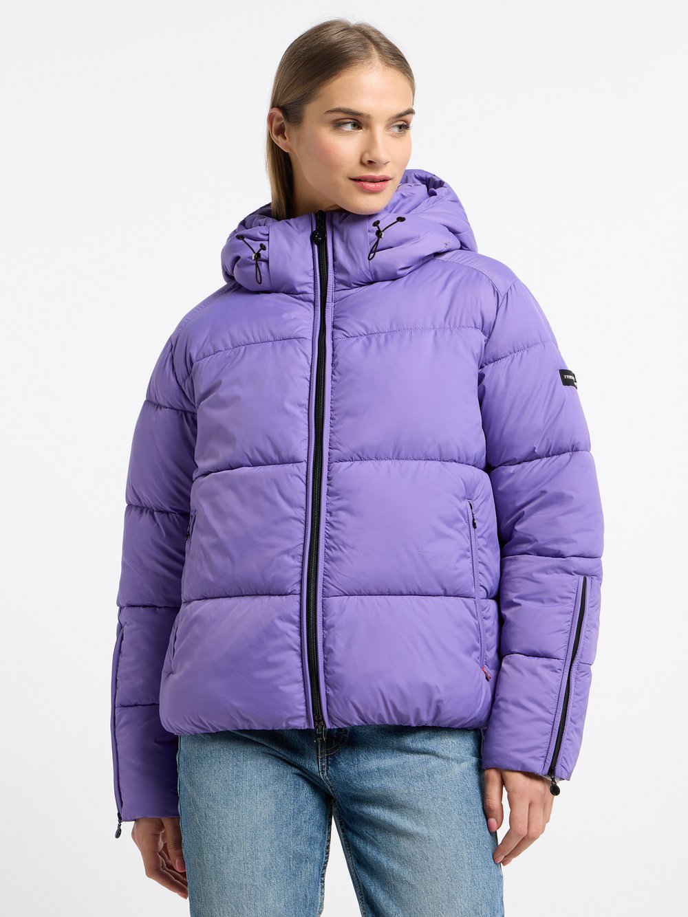 Frieda & Freddies Outdoorjacke Damen lila gemustert, 34