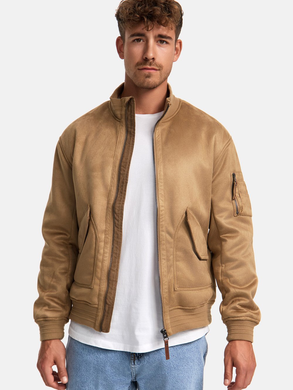 Indicode Übergangsjacke Herren beige, XXL