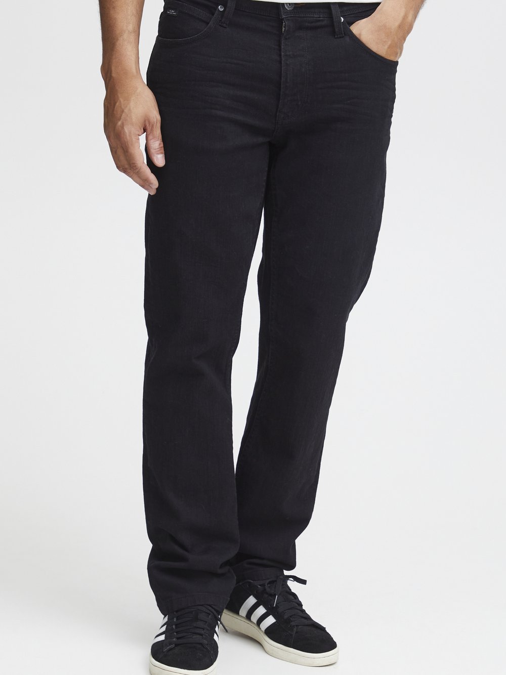 BLEND 5-Pocket-Jeans Herren Baumwolle schwarz, 42-30