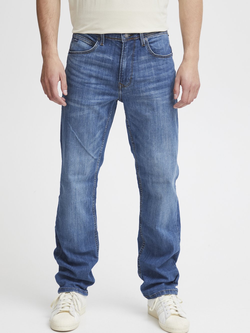 BLEND 5-Pocket-Jeans Herren Baumwolle blau, 42-32