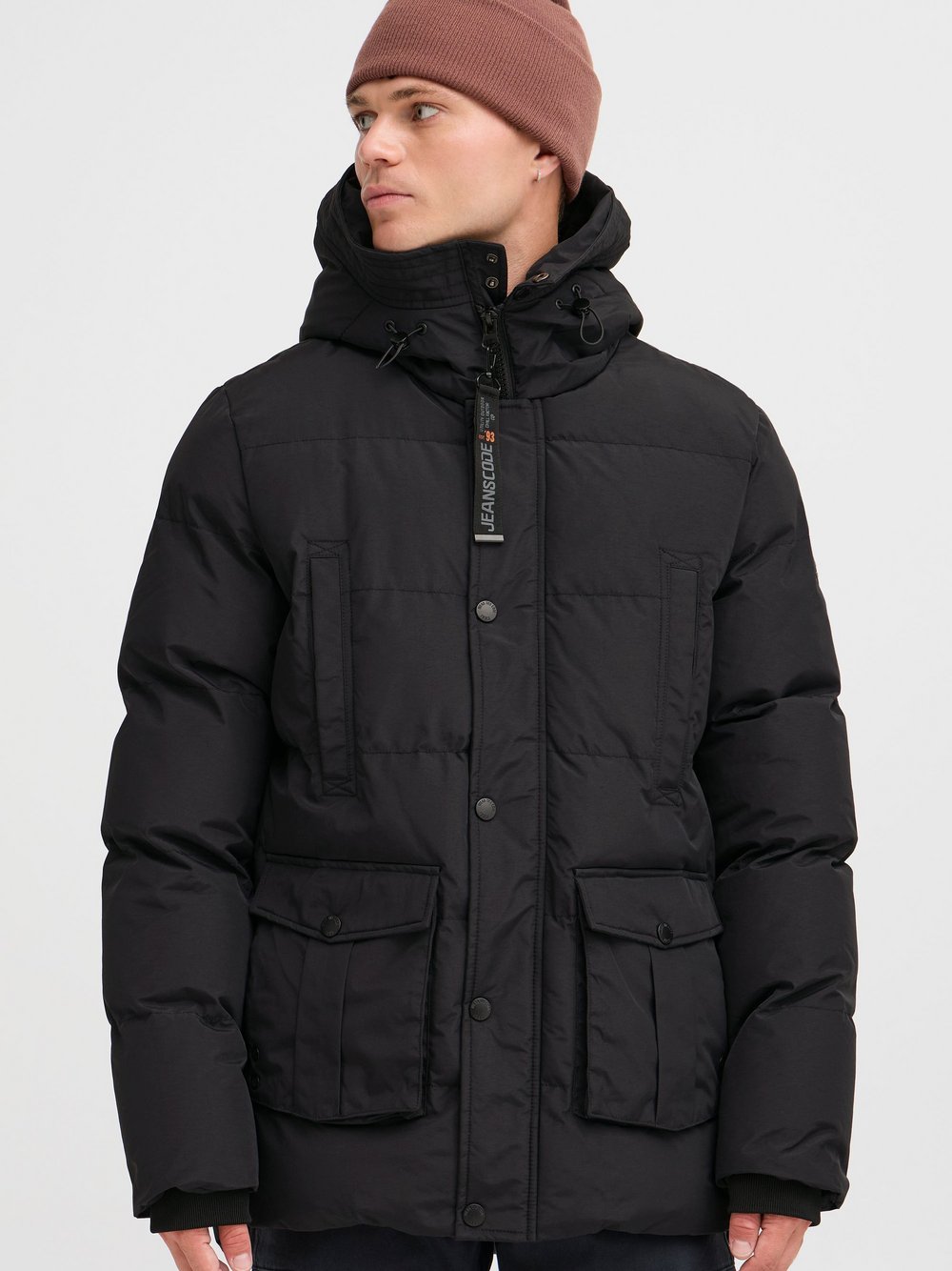 Indicode Steppjacke Herren Polyamid schwarz, XXL