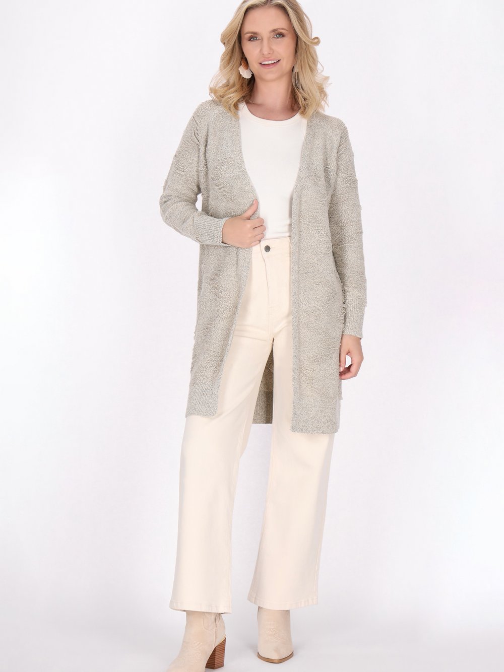 Usha Cardigan Damen beige, M/L