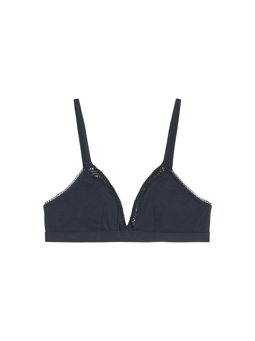 Marc O'Polo Bralette  Damen Baumwolle blau, S