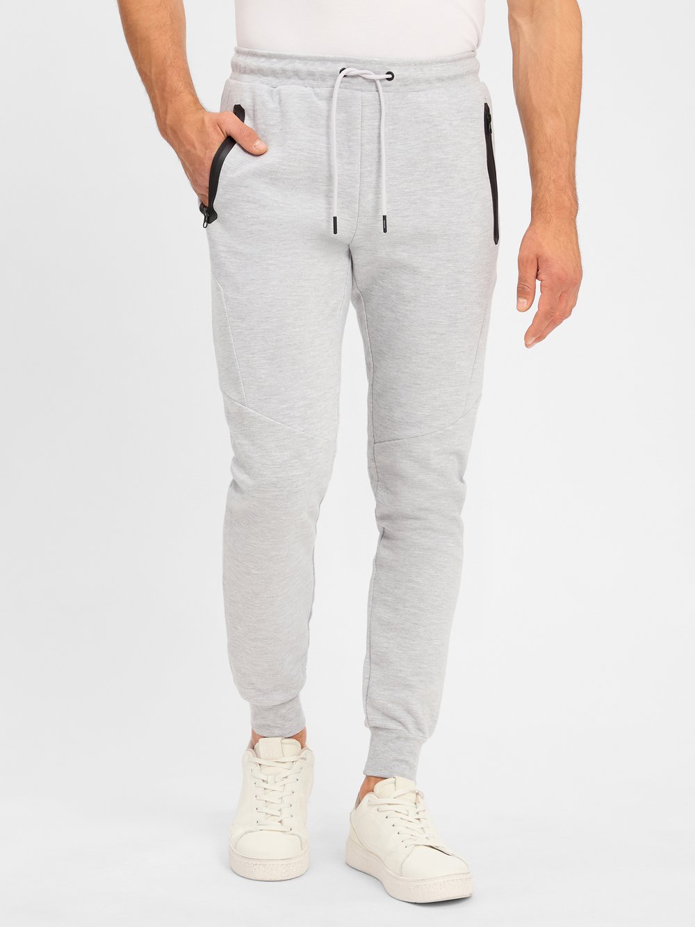 Thumbnail - Jack & Jones Jogginghose Herren grau meliert, XXL