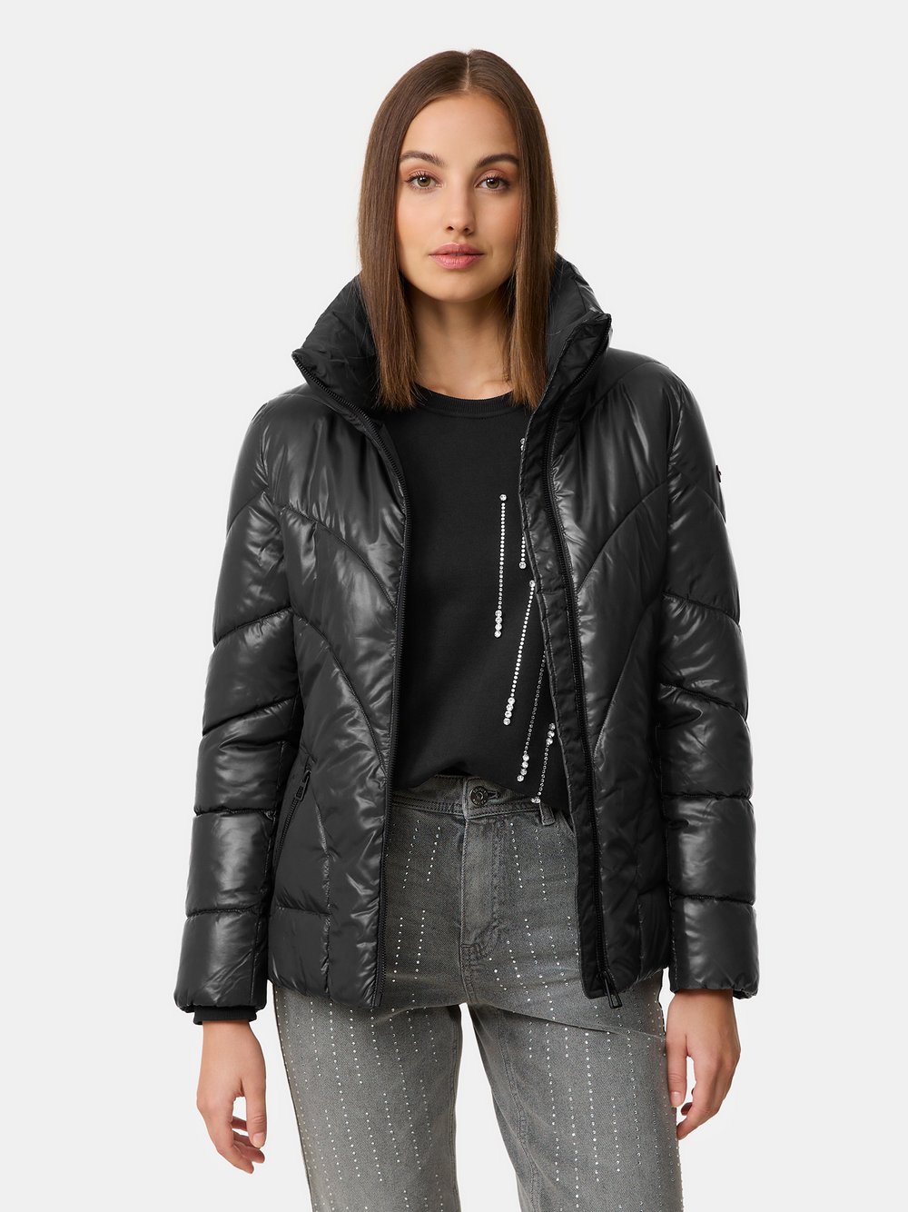 Taifun Steppjacke Damen schwarz, 44