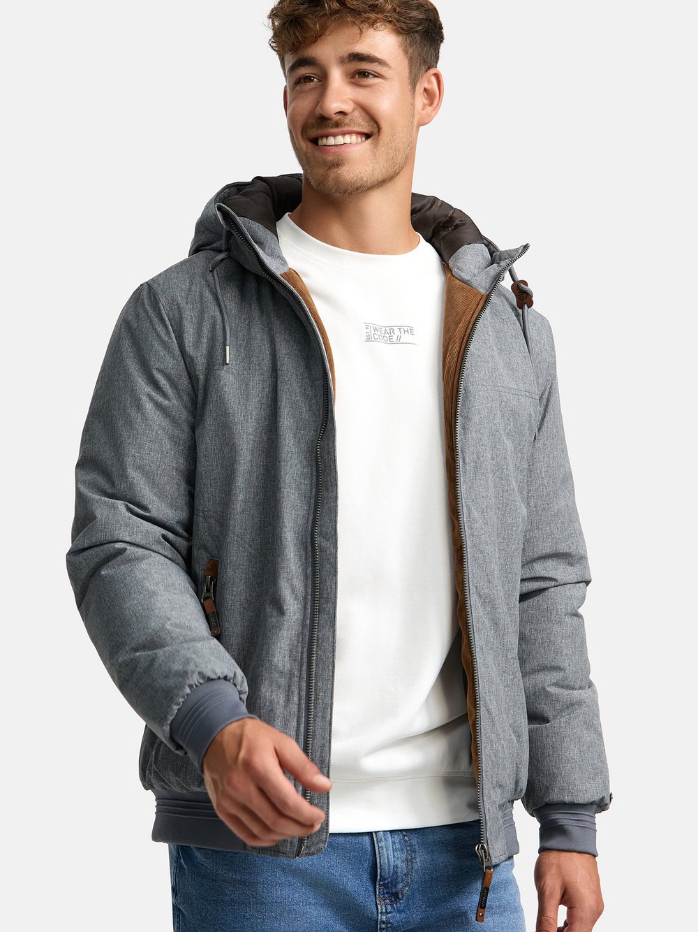 Indicode Übergangsjacke Herren schwarz, L