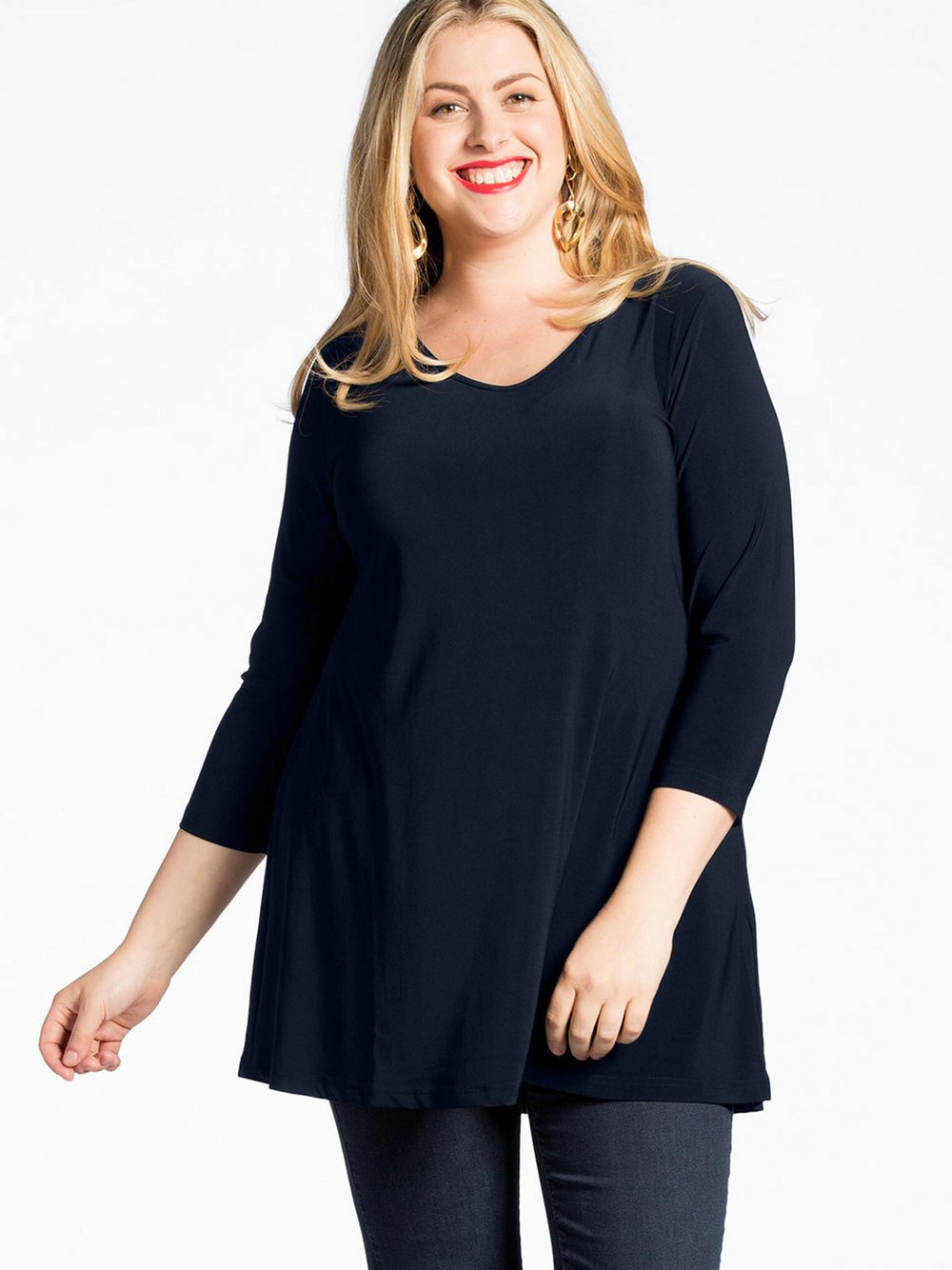 YOEK T-Shirt Damen blau, L