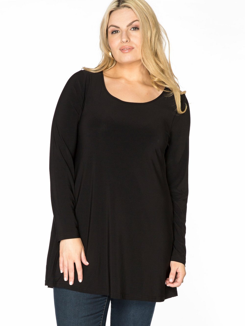 YOEK Langarmshirt Damen schwarz, L