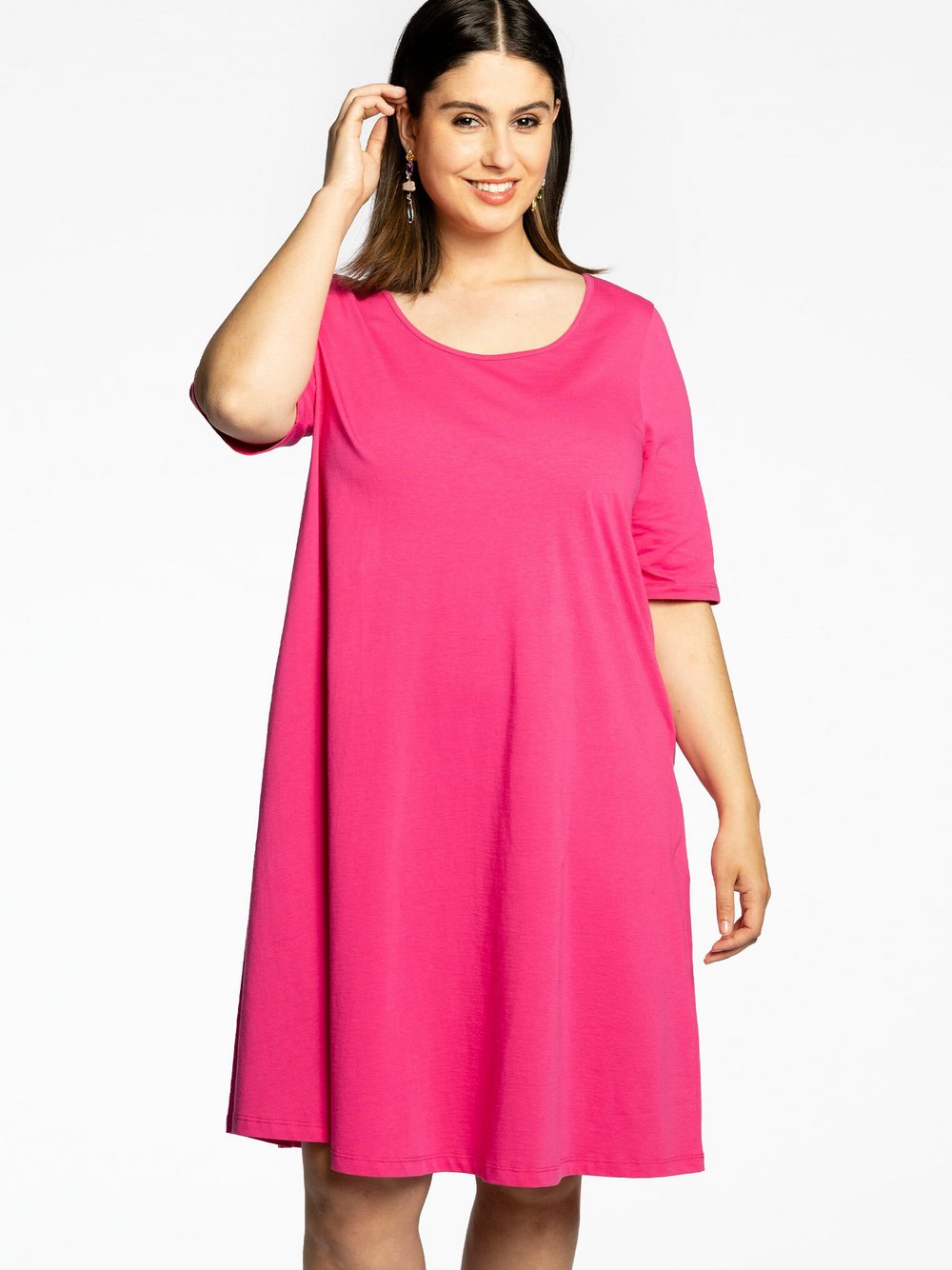 YOEK Kleid Damen Baumwolle rosa, 50-52