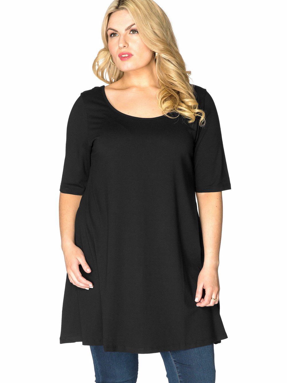 Thumbnail - YOEK T-Shirt Damen Viskose schwarz, M