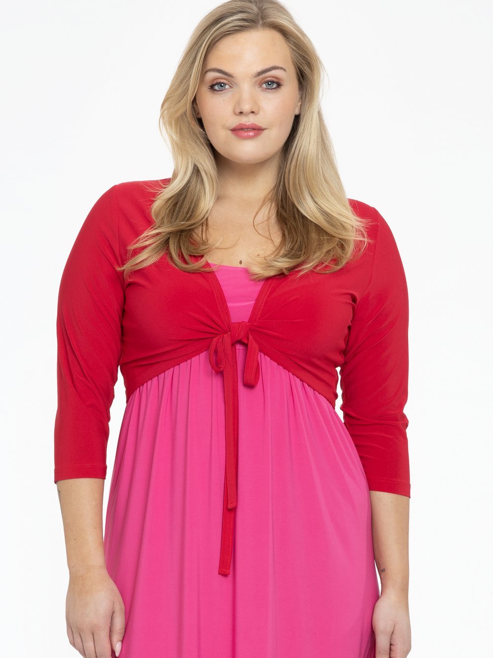 YOEK Bolero Damen rot, 54-56