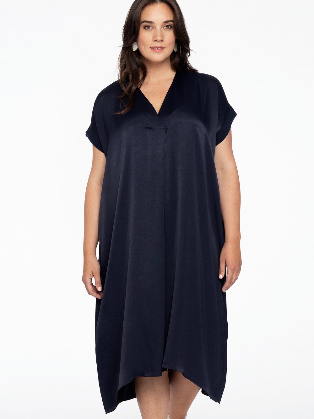 YOEK Kleid Damen Viskose blau, 50-52