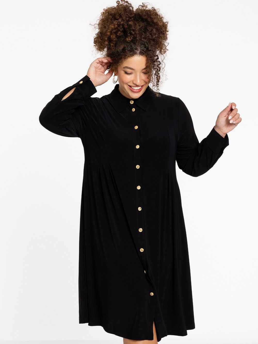 Thumbnail - YOEK Kleid Damen schwarz, 42-44