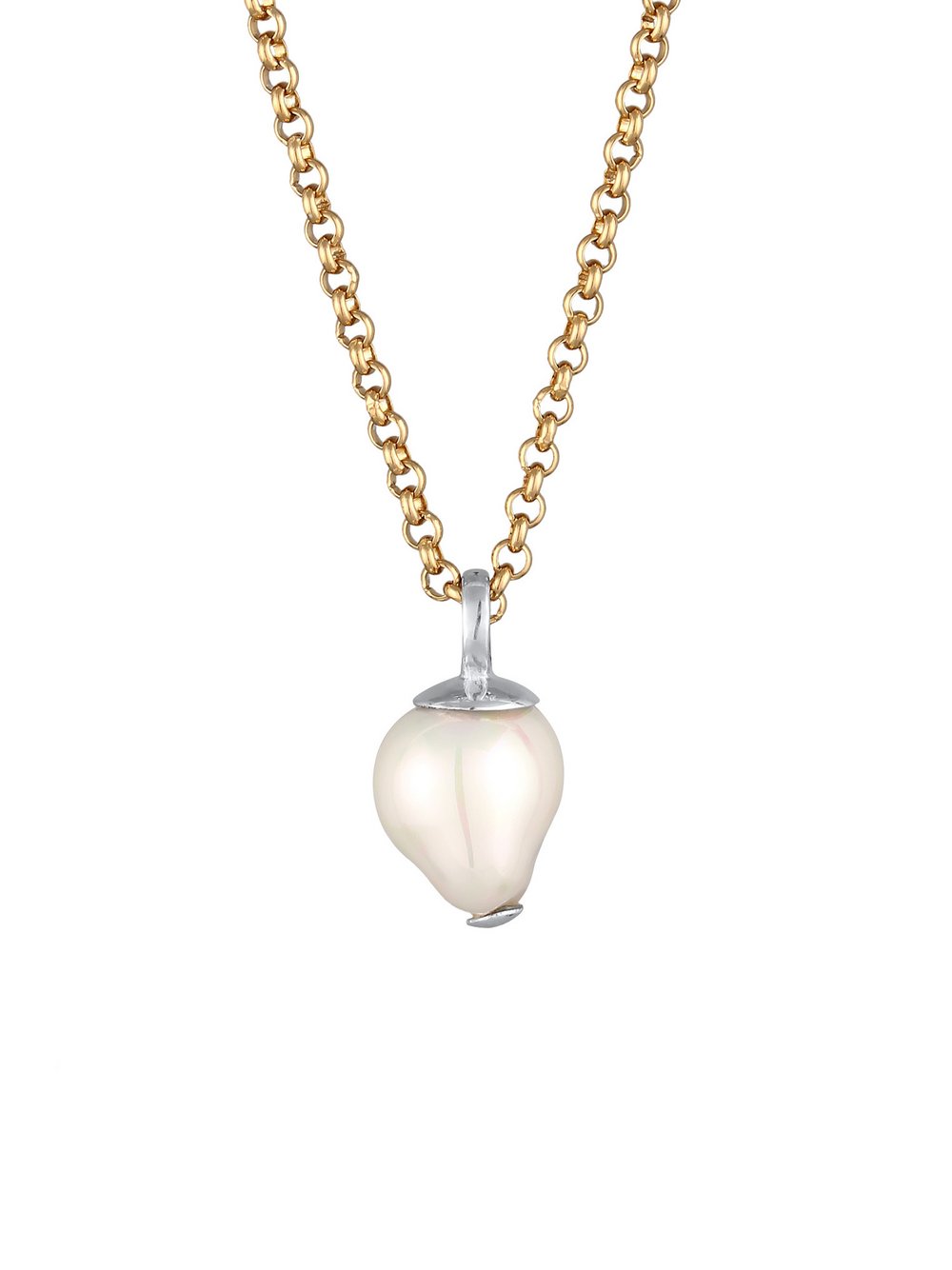 Thumbnail - Elli PREMIUM Halskette Damen Sterlingsilber gold, 45