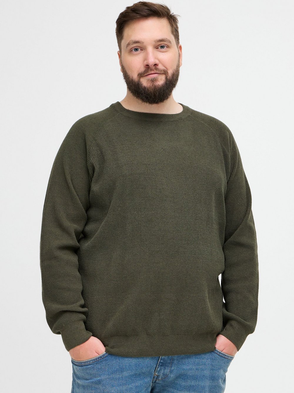 BLEND Sweatshirt Herren grün, 6XL