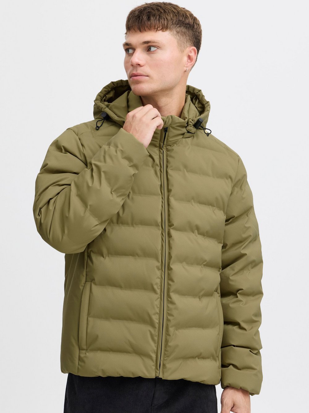 Solid Steppjacke Herren grün, L