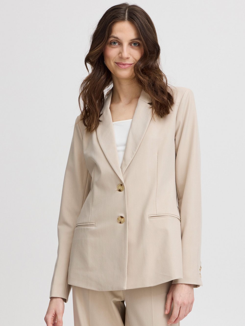 fransa Kurzblazer Damen beige, 44