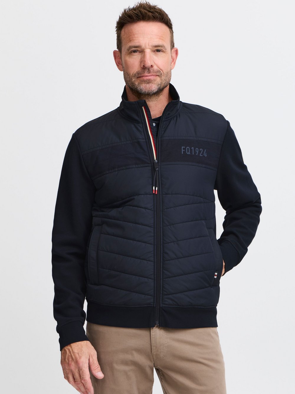 FQ1924 Jacke Herren Baumwolle blau, S