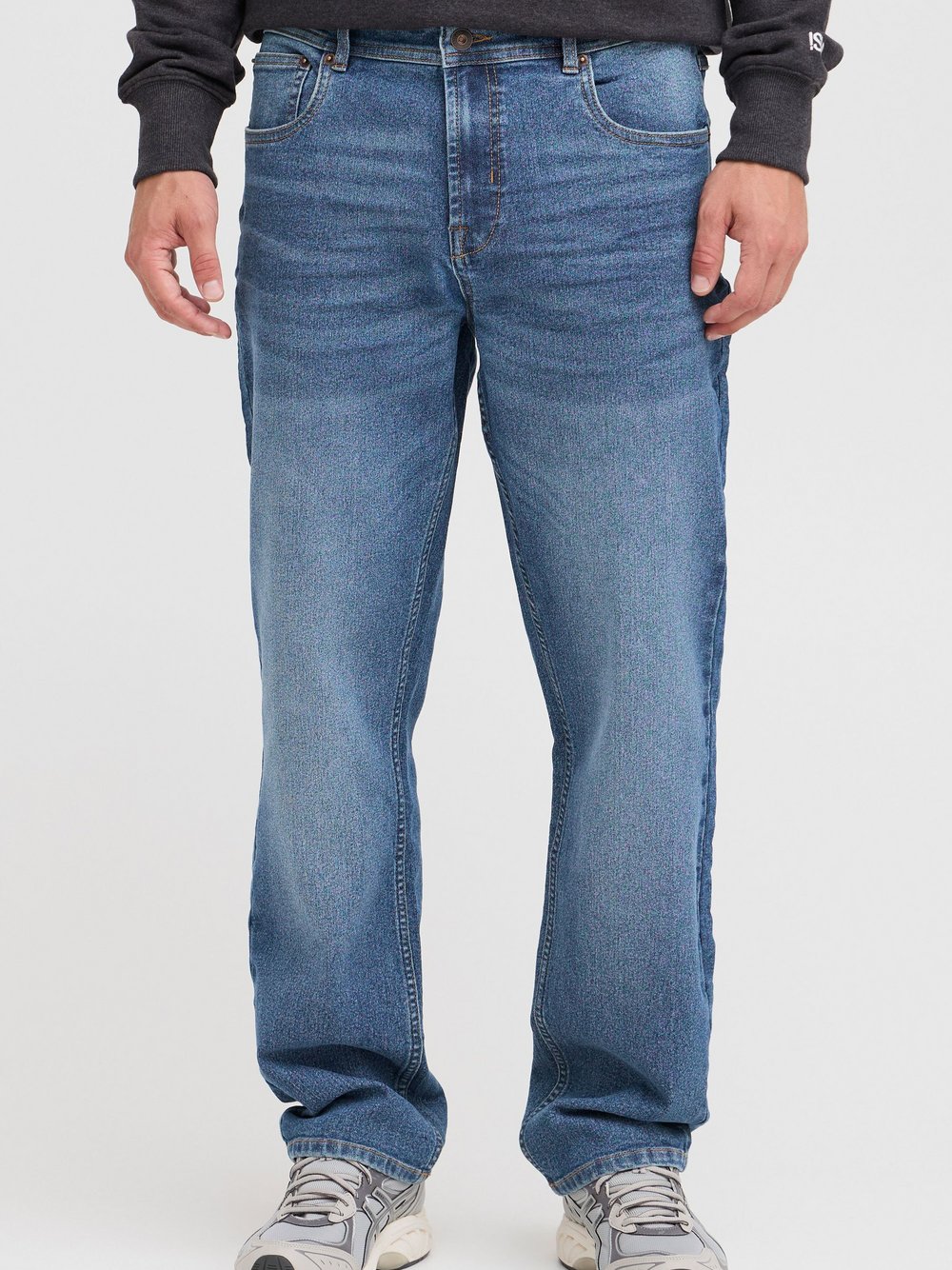 Solid Jeans Herren Baumwolle blau meliert, 30-34