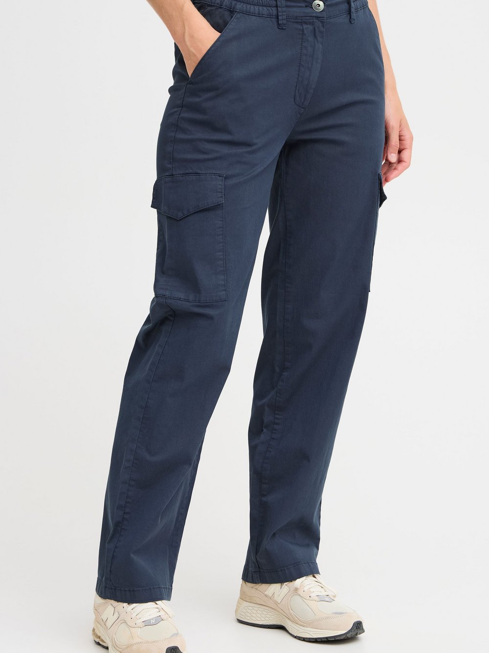 OXMO Cargohose Damen Baumwolle blau, XXL