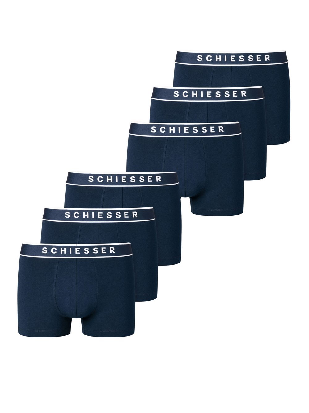 Schiesser Retro Boxer  Herren Jersey blau, XXXXL