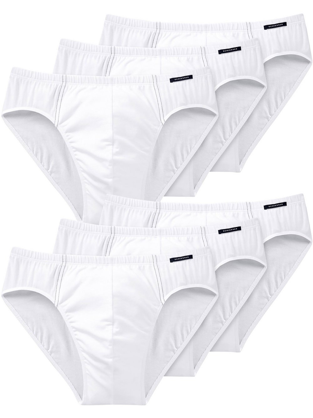 Schiesser Minislip Herren Jersey weiß, XL