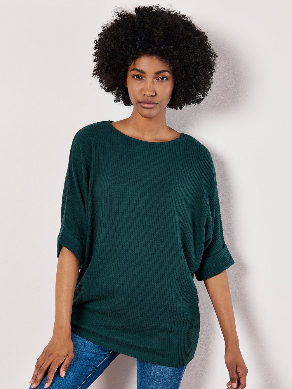 Apricot Pullover Damen Viskose grün, XS