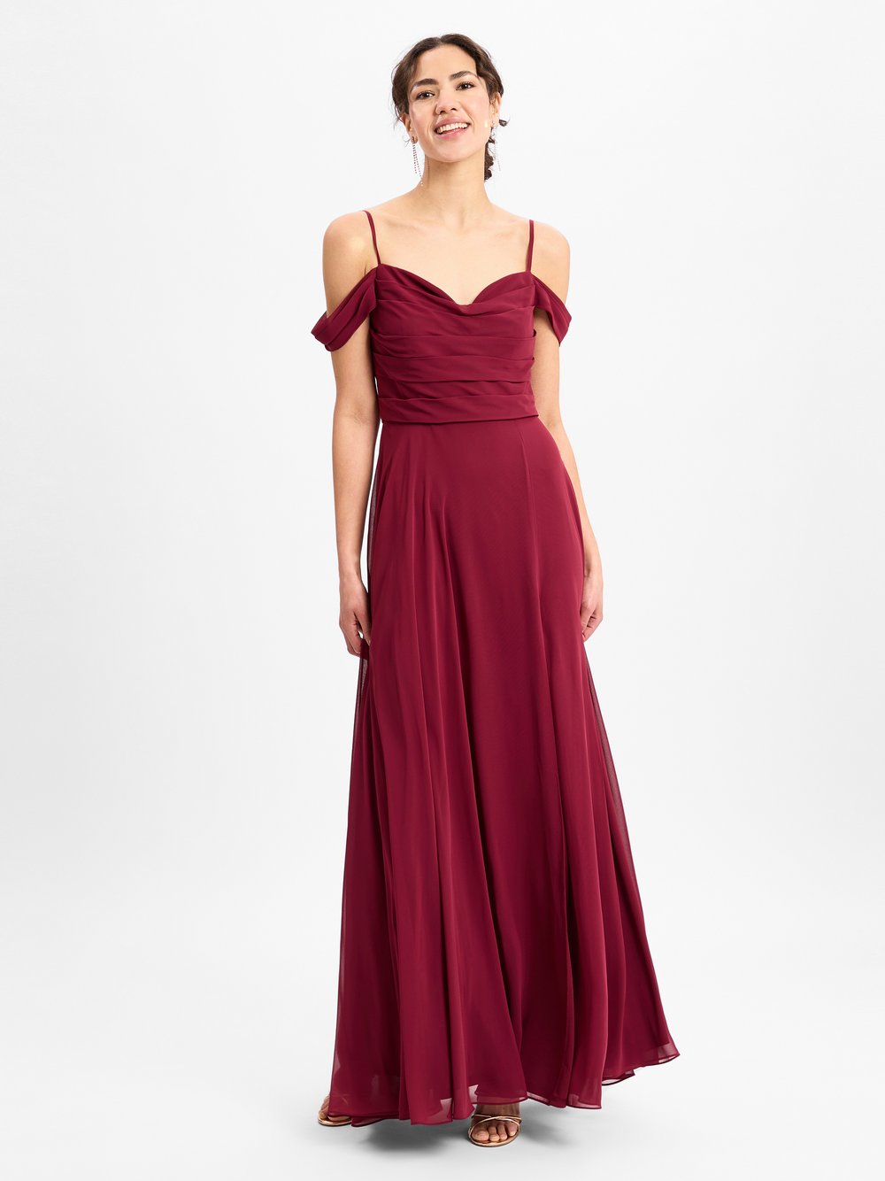 Marie Lund Abendkleid Damen rot, 44